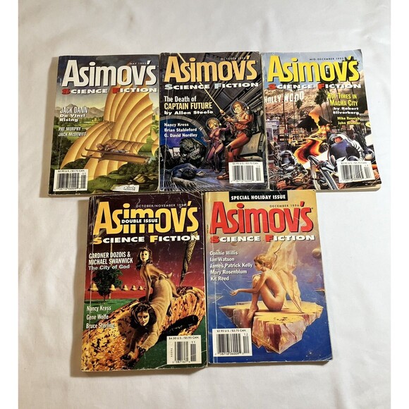 Lot Of Isaac Asimov’s Science Fiction Magazine - 1995/1996 - Picture 1 of 7